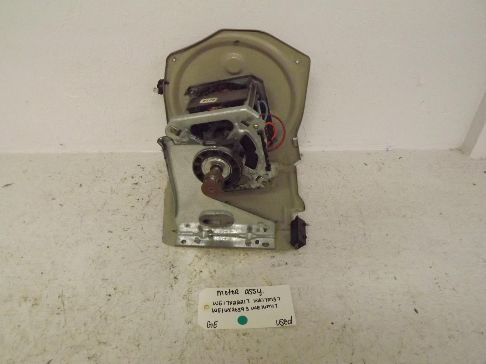 GE Dryer WE17X22217 WE17M37 WE16X20393 WE16M17 Motor Assembly Used GE Dryer WE17X22217 WE17M37 WE16X20393 WE16M17 Motor Assembly Used